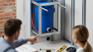 Obraz pokazujący wybór stelaża podtynkowego